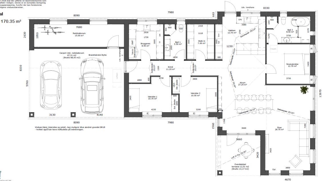 HusCompagniet. Godkendt tegning af huset